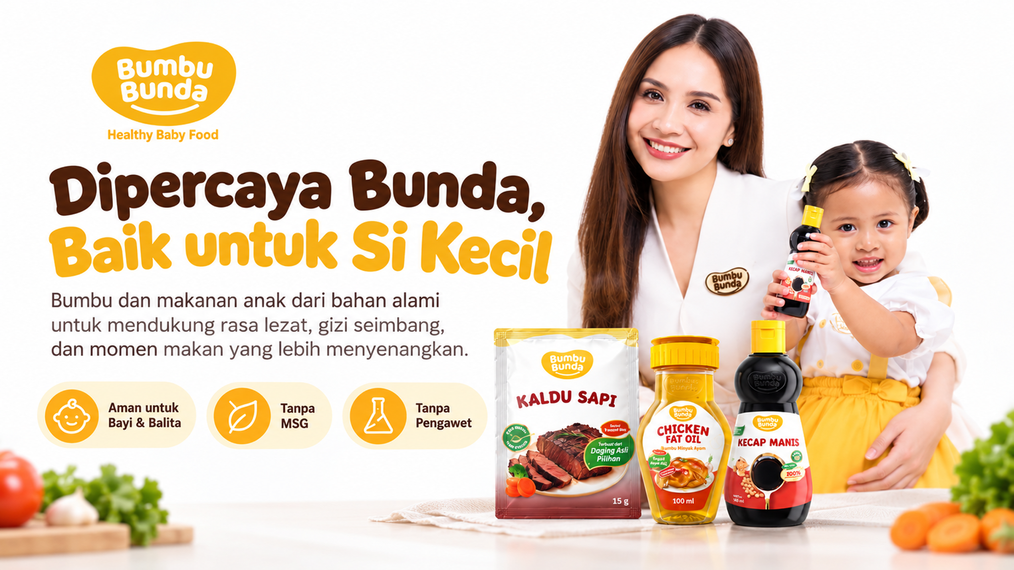 Dipercaya Bunda, baik untuk si kecil